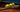 Tennis racket with five yellow tennis balls balanced on its strings on a clay court background