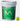 Mantis Green Tennis Balls in bucket with yellow and green two-tone design for training.