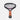 Mantis Pro 310 v4 'Team' tennis racket with satin finish and leather grip.