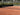 Empty clay tennis court with net and surrounding greenery under daylight for expert tennis instruction guide