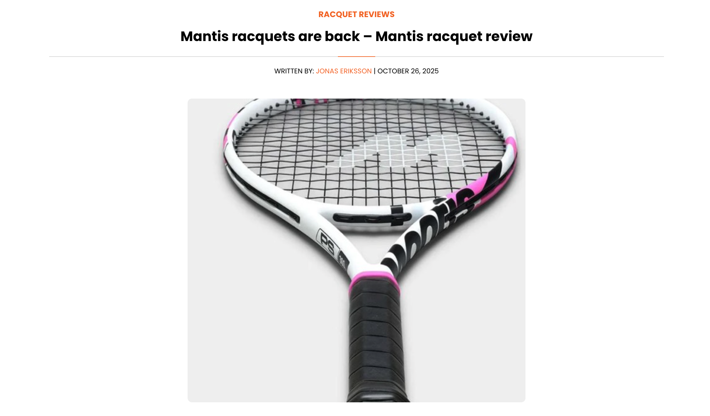 Mantis Racquets