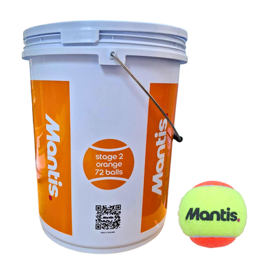 Mantis Orange Tennis Balls (Bucket/Poly Bag)