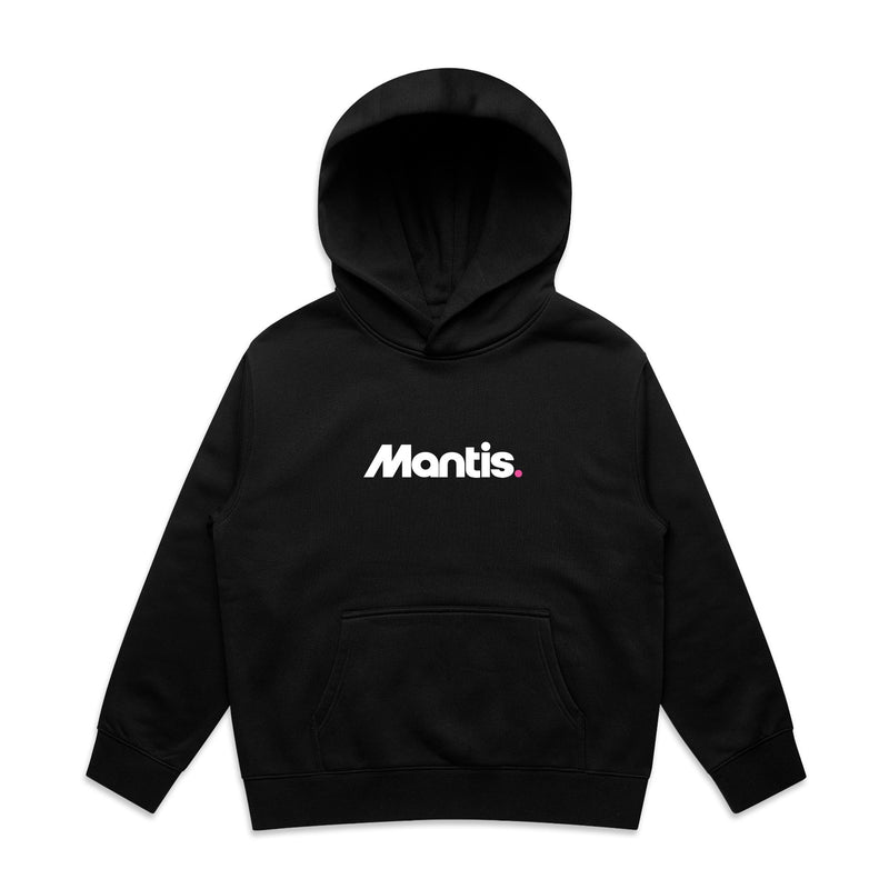 Mantis Logo Junior Hoodie - Black (8-13yrs)