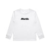 Mantis Junior Logo Long Sleeve Tee - White (8-17 yrs)