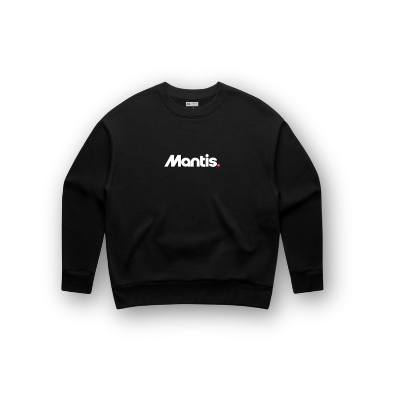 Mantis Logo Crew - Black (Women's)