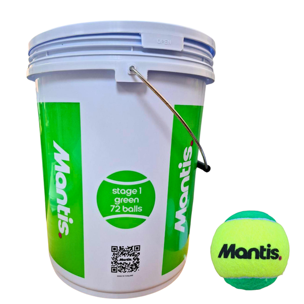 Mantis Green Tennis Balls (Bucket/Poly Bag)