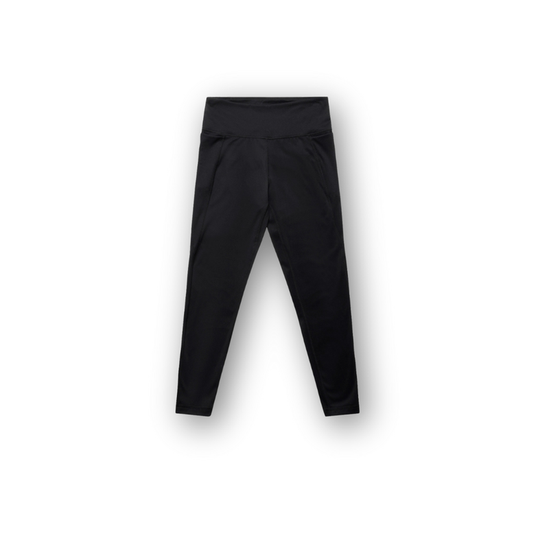 Mantis Logo Performance Mid Leggings - Black (Women's)