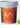 Mantis Orange Tennis Balls bucket and ball, ideal for training and coaching juniors, featuring low compression and two-tone color for spin visibility.