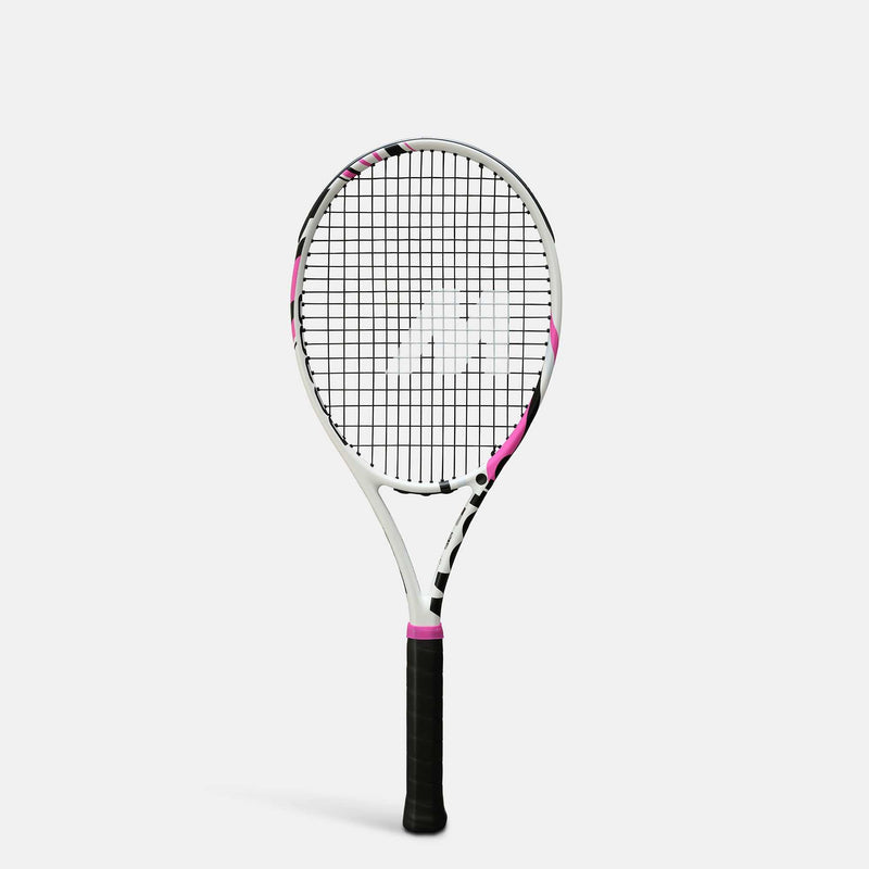 Mantis PS 285 v4 Challenge tennis racket with satin finish and bold branding.