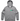 Men's grey Spin Zip Hoodie with full zip and hood, mid-weight fleece, designed for tennis and casual wear