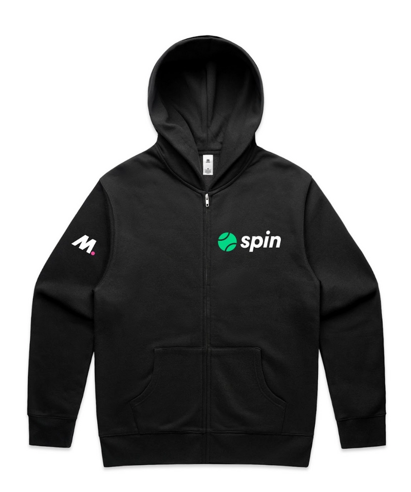 Spin Zip Hoodie - Black (Men's)